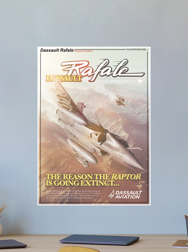 Dassault Rafale Propaganda Poster