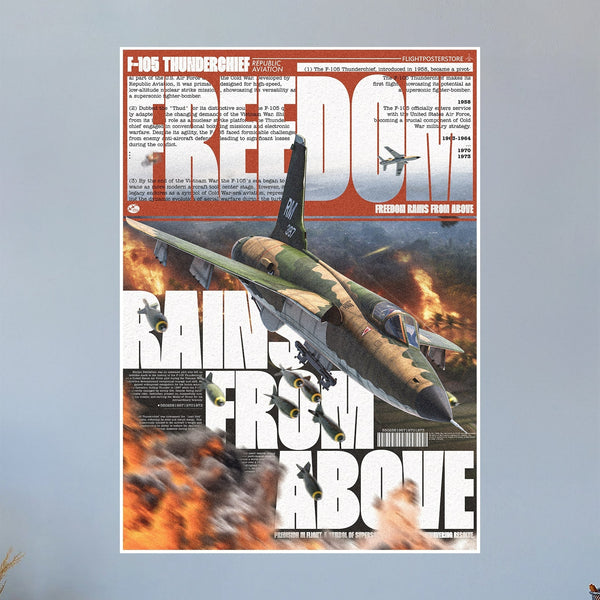 F-105 Thunderchief Propaganda Poster