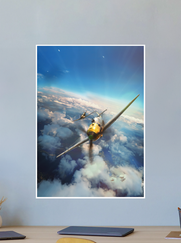 Messerschmitt Bf 109 Artwork Poster