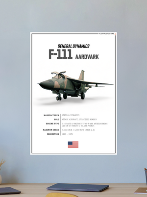F-111 Aardvark SPEC. Poster - flightposterstore
