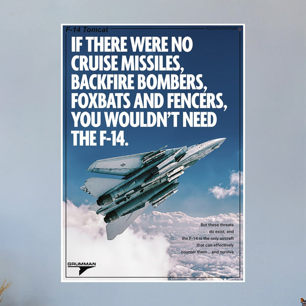 F-14 Tomcat Propaganda Poster