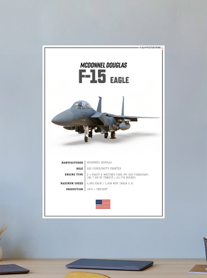 F-15 Eagle SPEC. Poster - flightposterstore