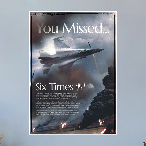 F-16 Fighting Falcon Propaganda Poster