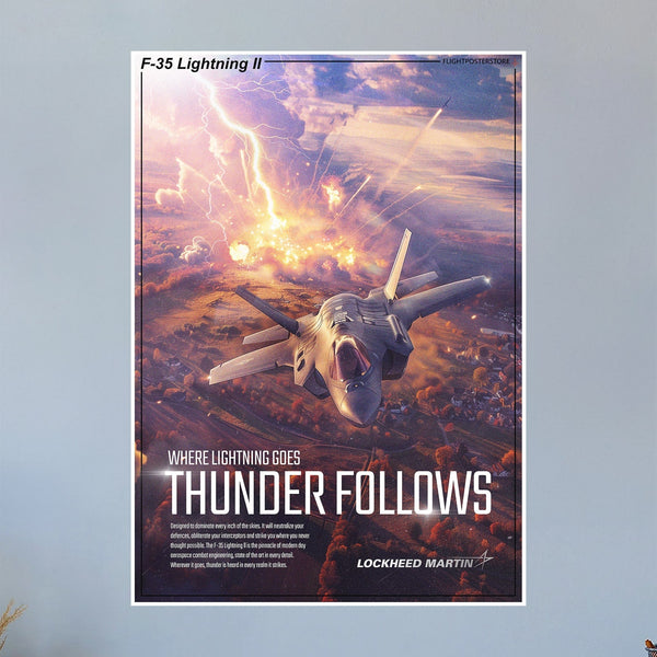 F-35 Lightning ll Propaganda Poster