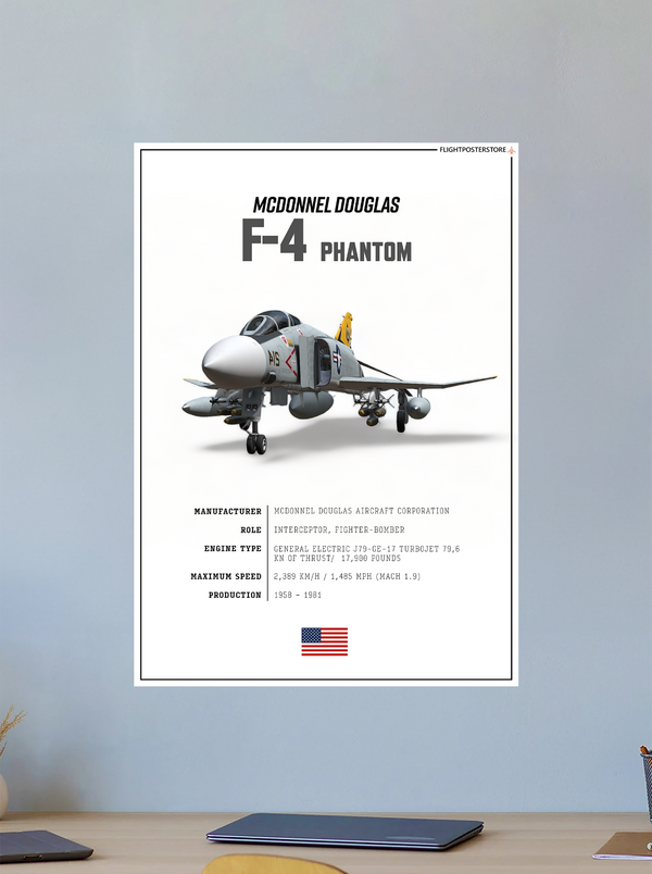 F-4 Phantom SPEC. Poster - flightposterstore