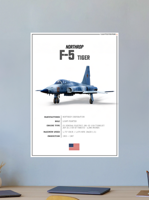 F-5 Tiger SPEC. Poster - flightposterstore