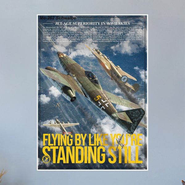 Me 262 Schwalbe Propaganda Poster