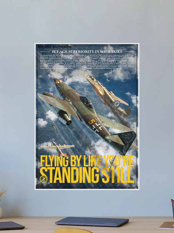 Me 262 Schwalbe Propaganda Poster