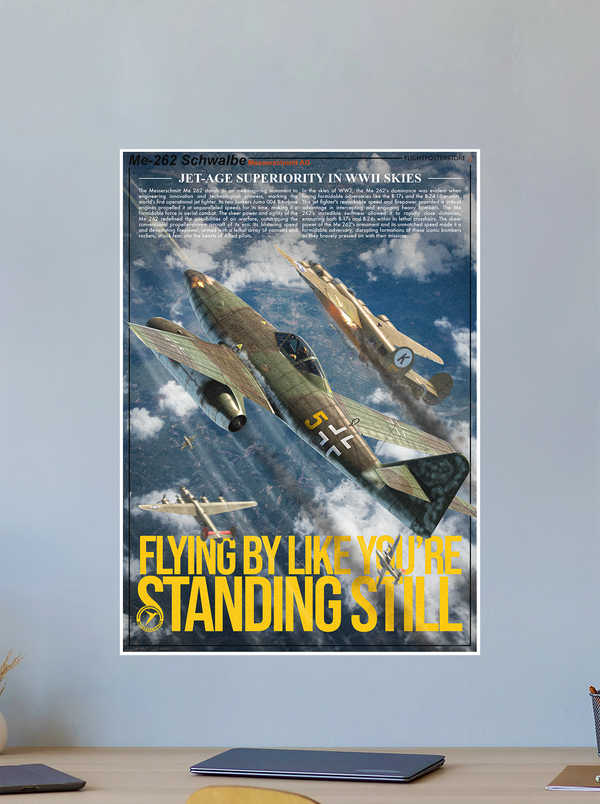 Me 262 Schwalbe Propaganda Poster