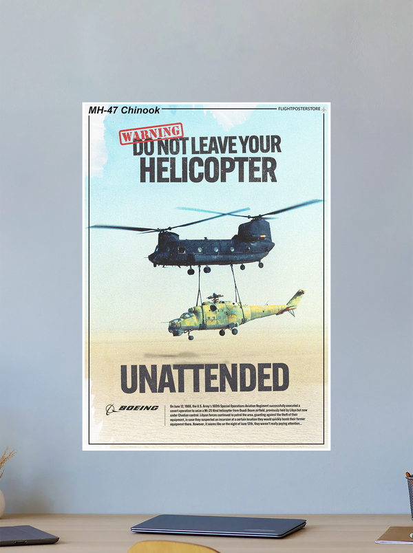 MH-47 Chinook Propaganda Poster