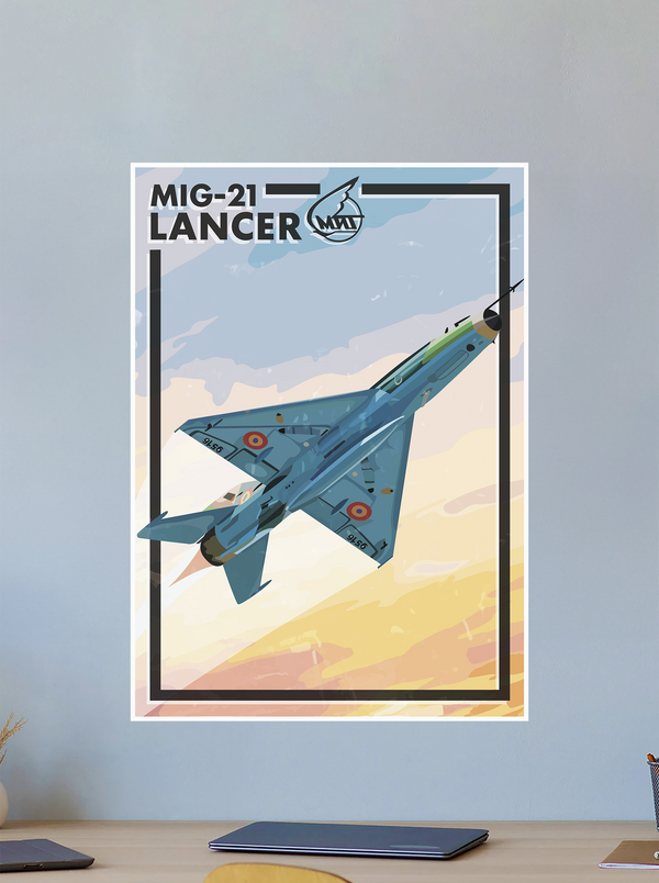 MiG-21 Lancer Artwork Poster