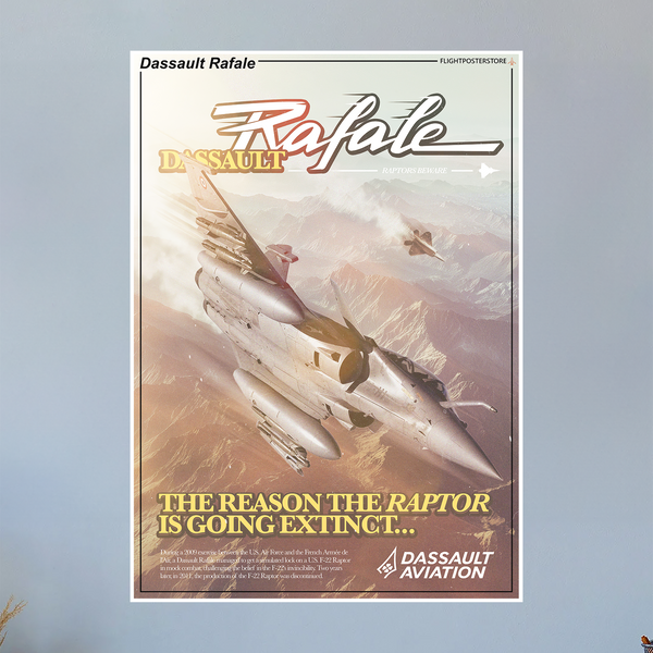 Dassault Rafale Propaganda Poster