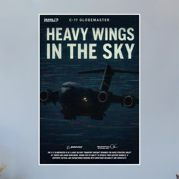 C-17 Globemaster Propaganda Poster (Skaro Posters)