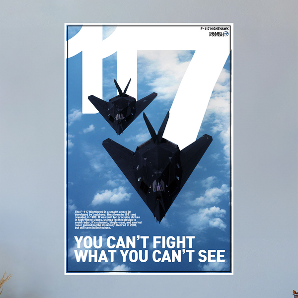 F-117 Nighthawk Propaganda Poster (Skaro Posters)