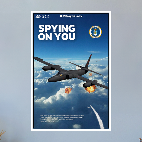 U-2 Dragon Lady Propaganda Poster (Skaro Posters)
