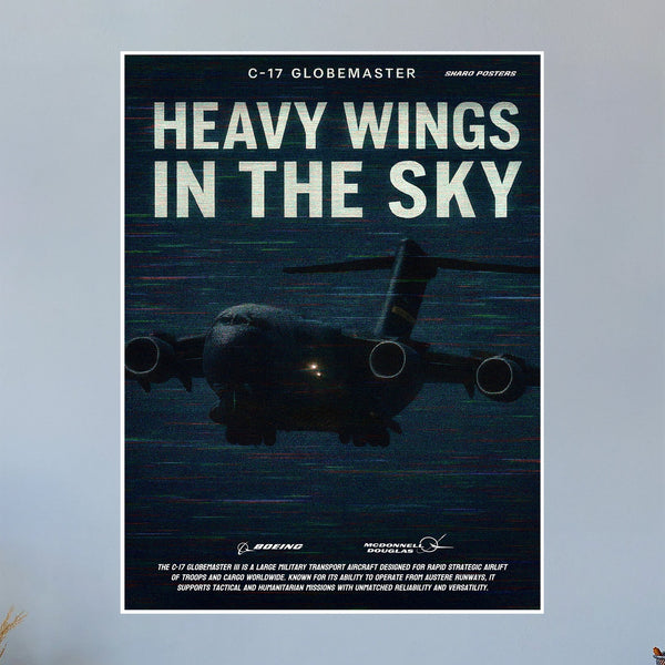 C-17 Globemaster Propaganda Poster (Skaro Posters)