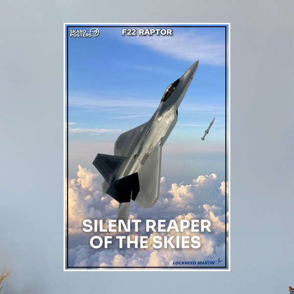 F-22 Raptor Propaganda Poster (Skaro Posters)