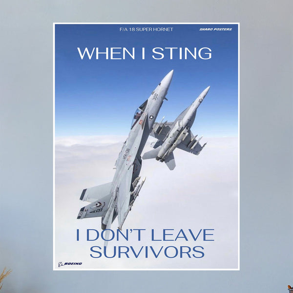 F/A-18 Hornet Propaganda Poster (Skaro Posters)