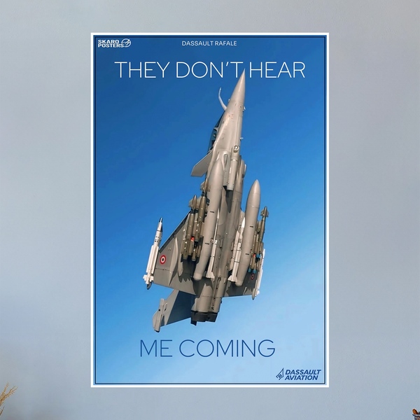 Dassault Rafale Propaganda Poster (Skaro Posters)