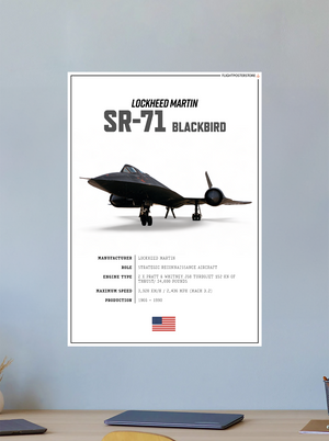 SR-71 Blackbird SPEC. Poster - flightposterstore