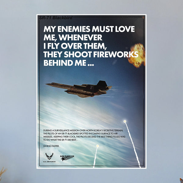 SR-71 Blackbird Propaganda Poster