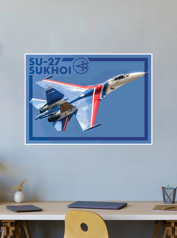 Su-27 Artwork Poster