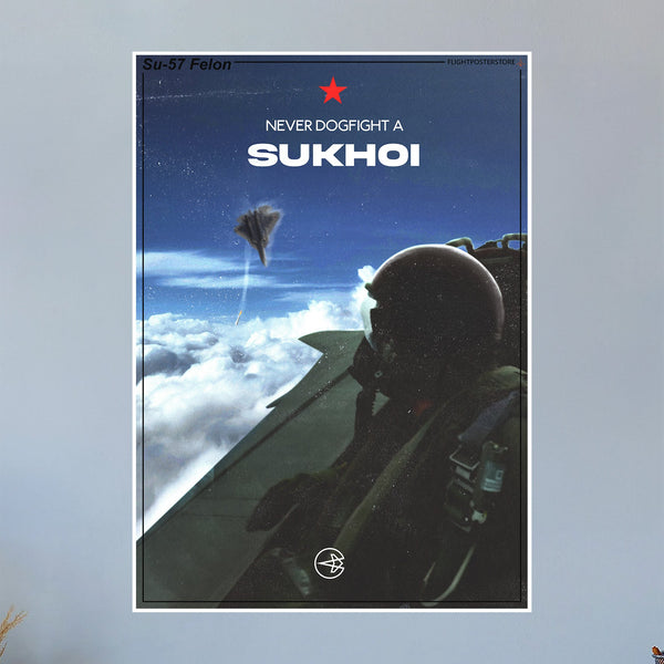 Su-57 Felon Propaganda Poster