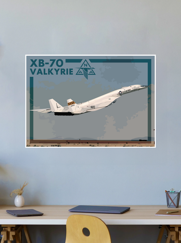 XB-70 Valkyrie Artwork Poster