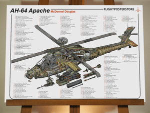 AH-64 Apache - flightposterstore