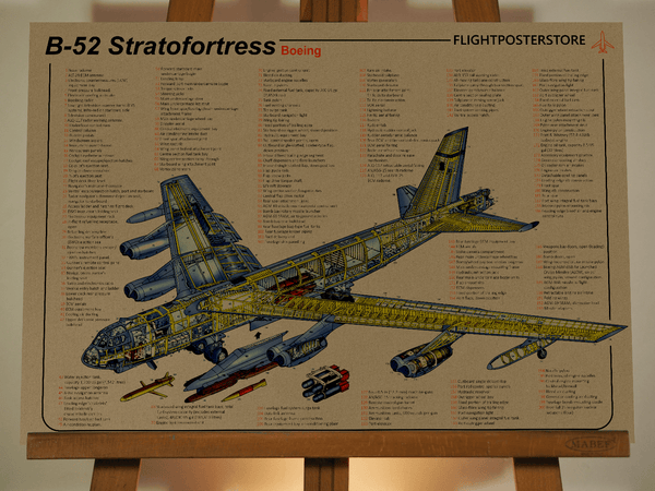 B-52 Stratofortress - flightposterstore