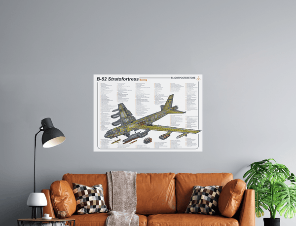 B-52 Stratofortress - flightposterstore