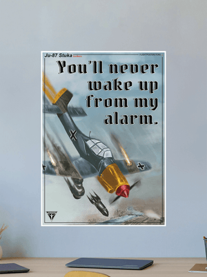 Ju-87 Stuka Propaganda Poster - flightposterstore