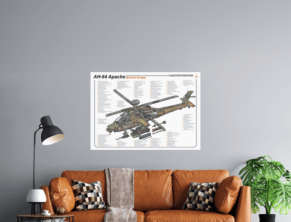 AH-64 Apache - flightposterstore