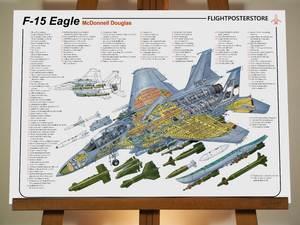 F-15 Eagle - flightposterstore