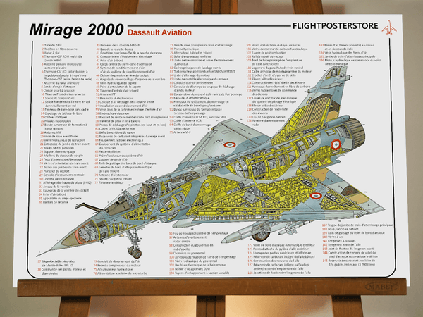 Mirage 2000 - flightposterstore